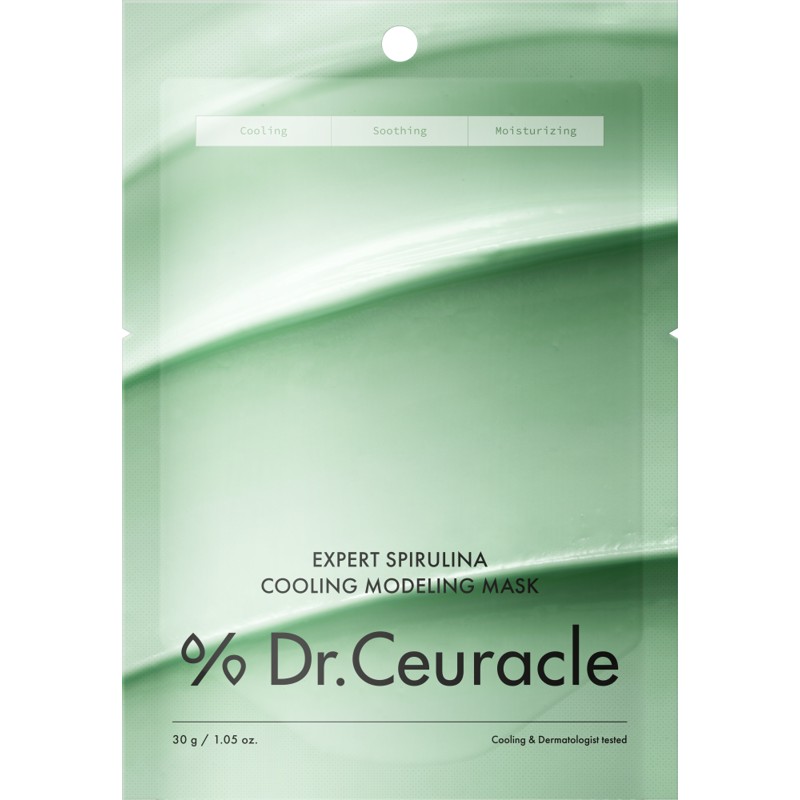 [DR. CEURACLE] Маска для лица альгинатная охлаждающая СПИРУЛИНА Expert Spirulina Cooling Modeling Mask, 30 г