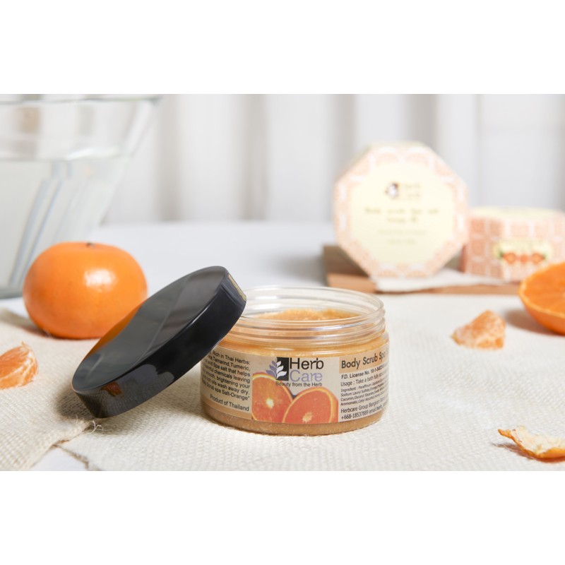 [HERBCARE] Спа-скраб для тела АПЕЛЬСИН солевой, 100 г