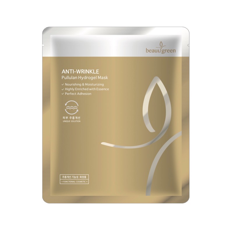 [BEAUUGREEN] Маска для лица гидрогелевая ПУЛЛУЛАН Pullulan Hydrogel Mask, 30 г