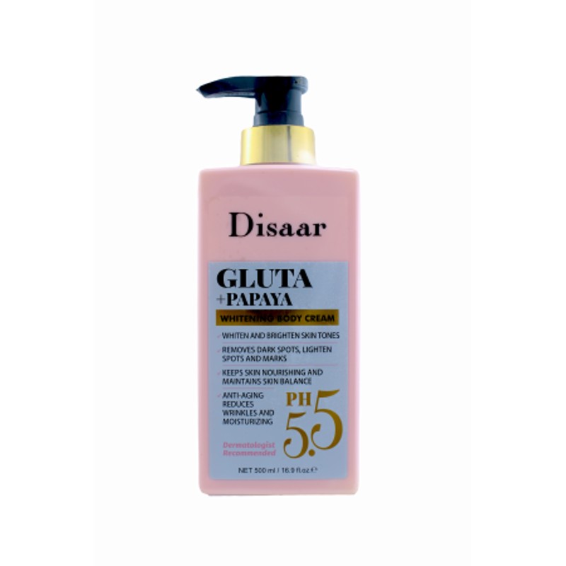 [DISAAR] Крем для тела ГЛУТАТИОН И ПАПАЙЯ Gluta + Papaya Body Cream, 500 мл