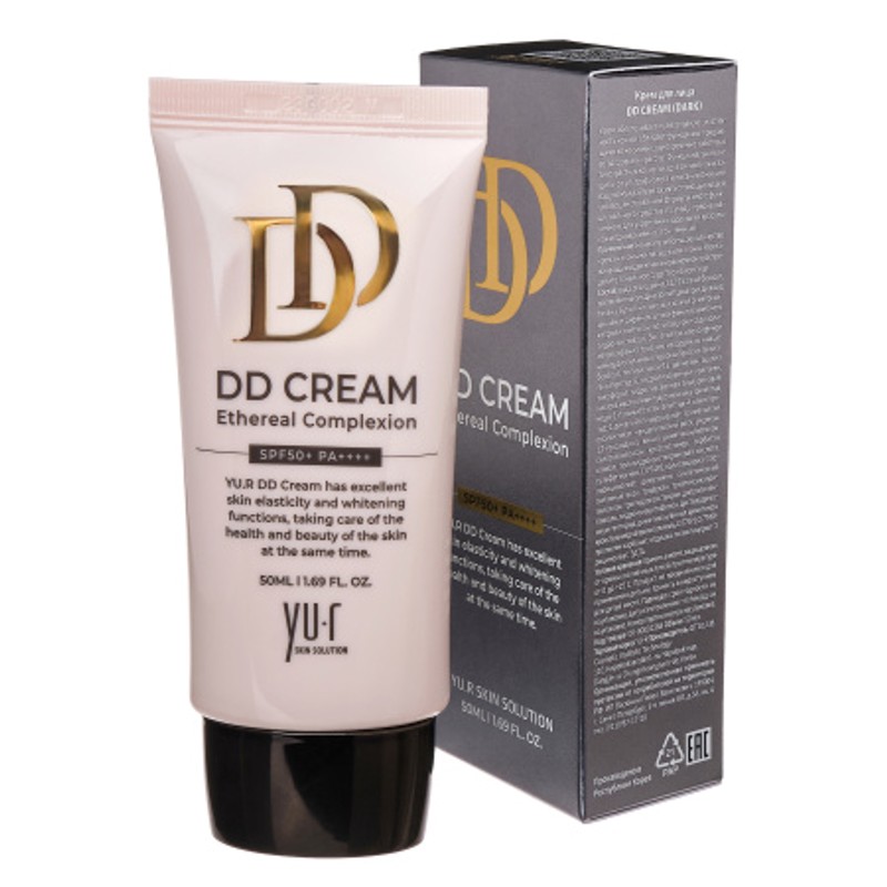 [YU.R] Крем для лица КОРРЕКТИРУЮЩИЙ DD Cream Dark SPF50+, PA++++, 50 мл
