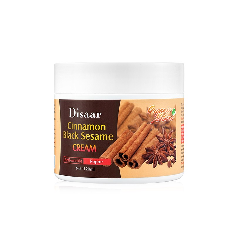 [DISAAR] Крем для лица и тела КОРИЦА И ЧЁРНЫЙ КУНЖУТ увлажняющий Cinammon&Black Sesame Moisturizing Cream, 12