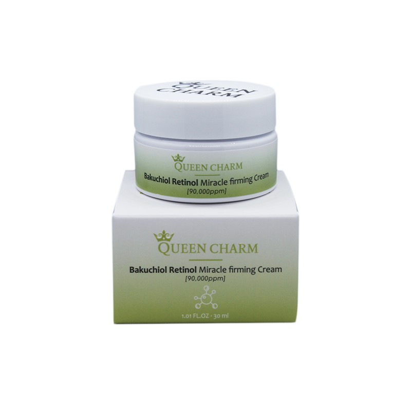 [QUEENCHARM] Крем для лица укрепляющий БАКУЧИОЛ И РЕТИНОЛ 9% Bakuchiol Retinol Miracle Firming Cream, 30 мл
