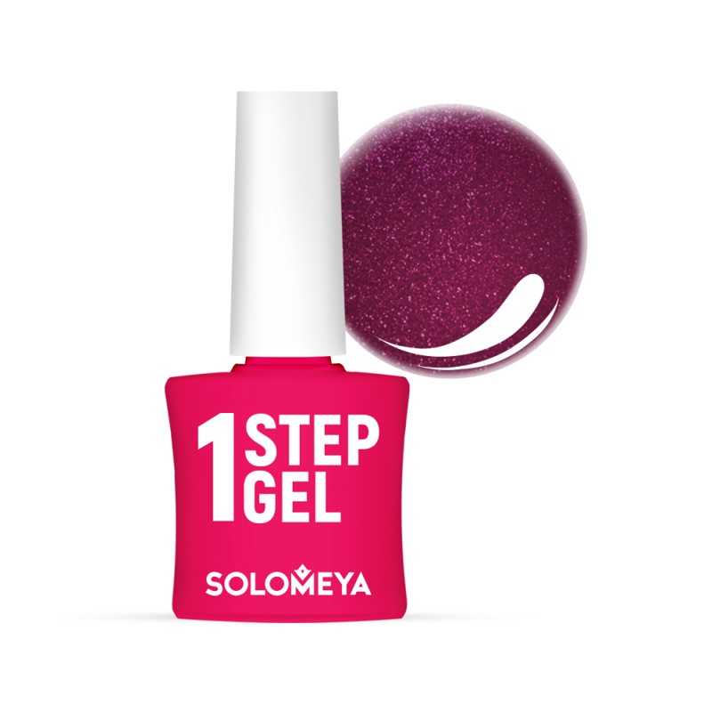 [SOLOMEYA] Гель-лак для ногтей однофазный РУБИН 48 Solomeya One Step Gel Ruby 48, 1 шт.