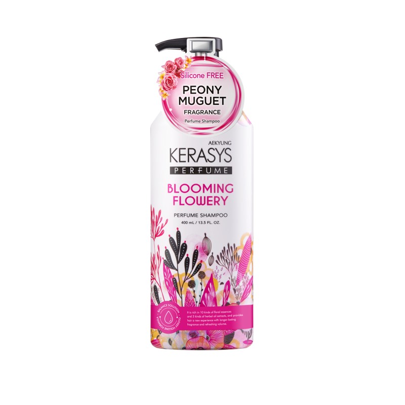 [KERASYS] Шампунь для волос ФЛЕР Blooming Flowery, 400 мл