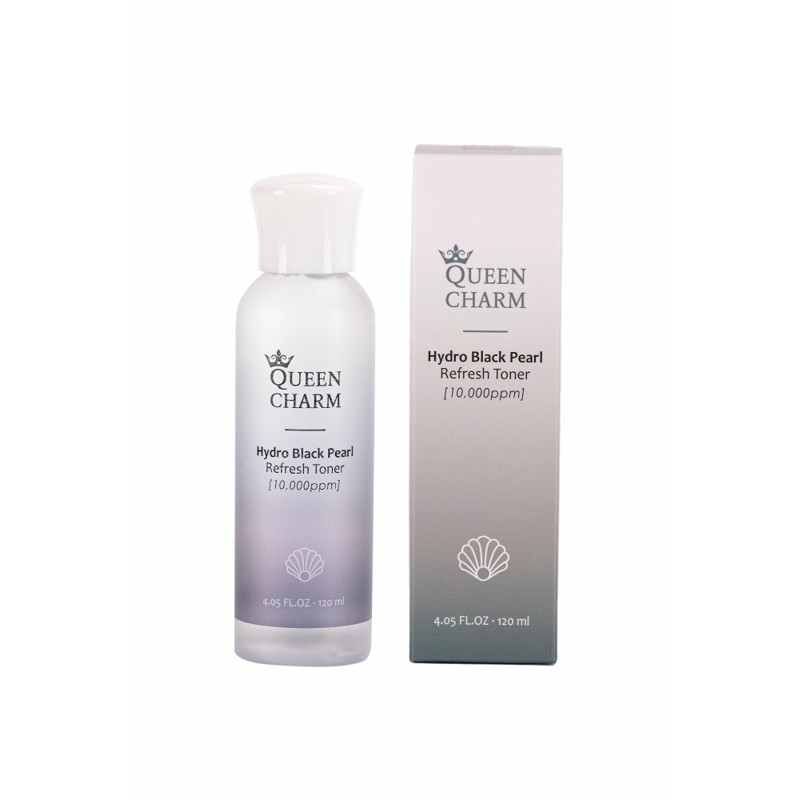 [QUEENCHARM] Тонер для лица ЭКСТРАКТ ЧЕРНОГО ЖЕМЧУГА 1% омолаживающий Hydro Black Pearl Refresh Toner, 120 мл