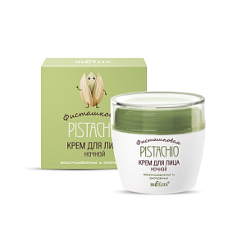 [БЕЛИТА] Крем для лица ночной ВОССТАНОВЛЕНИЕ И ОМОЛОЖЕНИЕ Pistachio, 50 мл