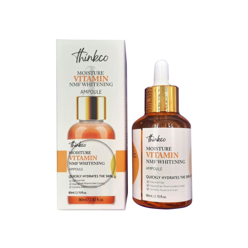 [THINKCO] Сыворотка для лица увлажняющая ВИТАМИНЫ Moisture Vitamin NMF Whitening Ampoule, 80 мл