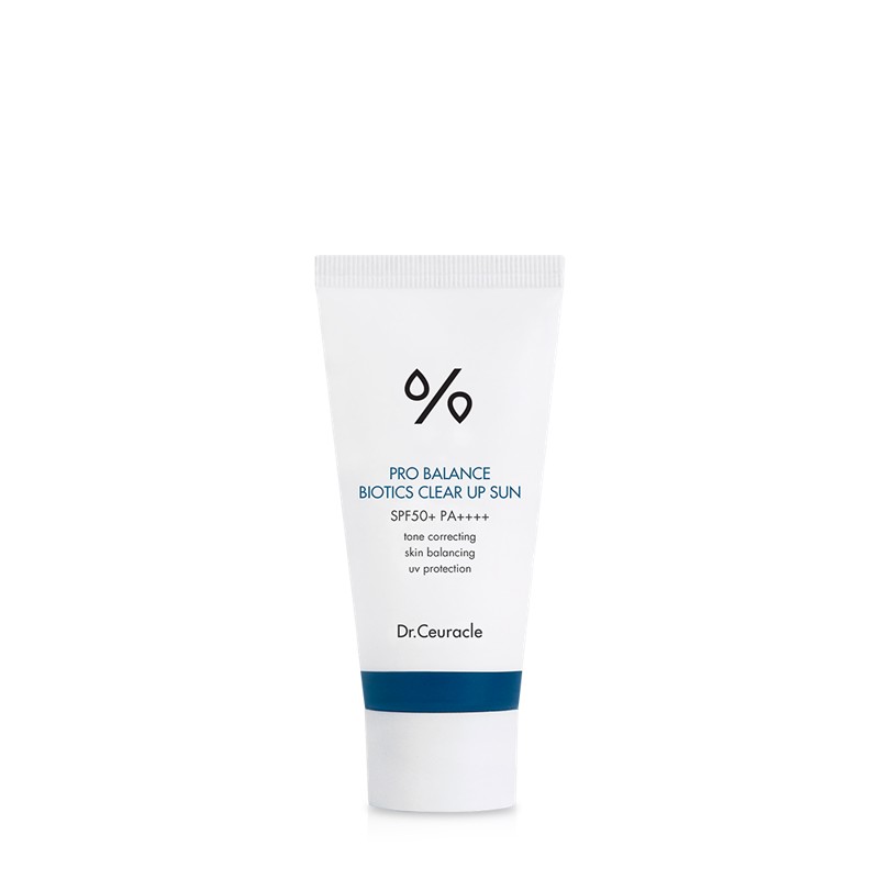 [DR. CEURACLE] Крем для лица солнцезащитный ПРОБИОТИКИ Pro Balance Bioticsc Clear Up Sun SPF50+ PA++++, 50 мл