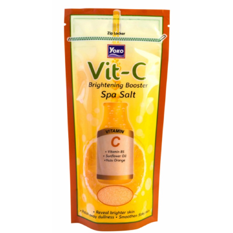 [YOKO] Скраб для тела солевой ВИТАМИН C Vit-C Brightening Booster Spa Salt , 300 гр