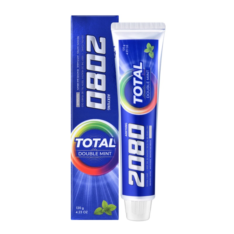 [DENTAL CLINIC 2080] Зубная паста ДВОЙНАЯ МЯТА Total Double Mint, 120 гр