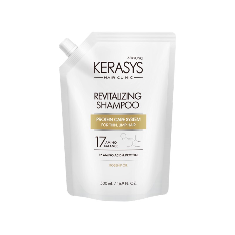 [KERASYS] Шампунь для волос ОЗДОРАВЛИВАЮЩИЙ Revitalizing Shampoo (запасной блок), 500 мл