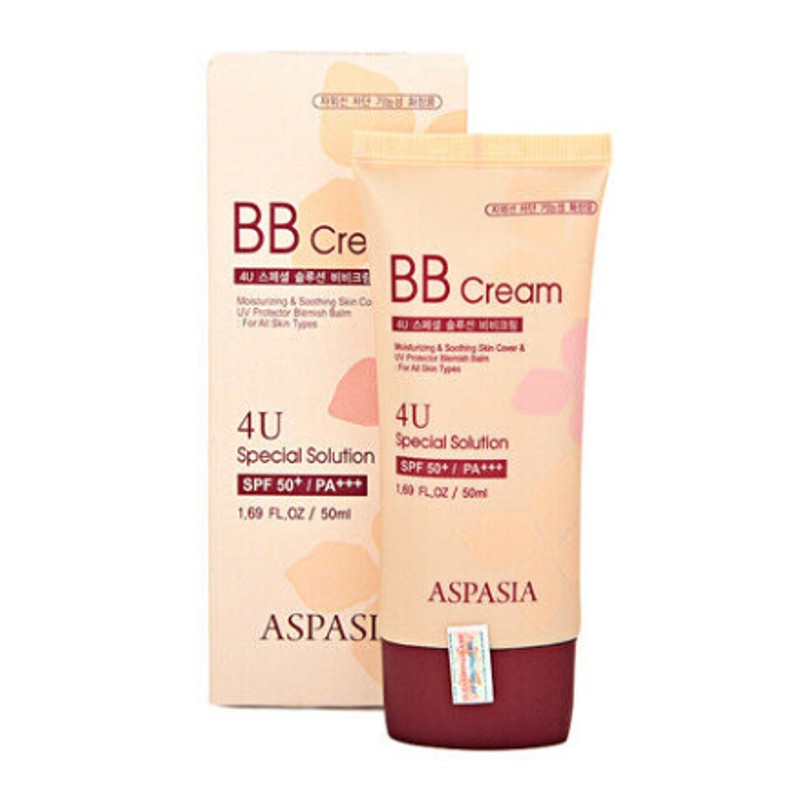 [ASPASIA] BB-крем для лица солнцезащитный 4U Sun BB Cream SPF50+ PA+++, 50 мл