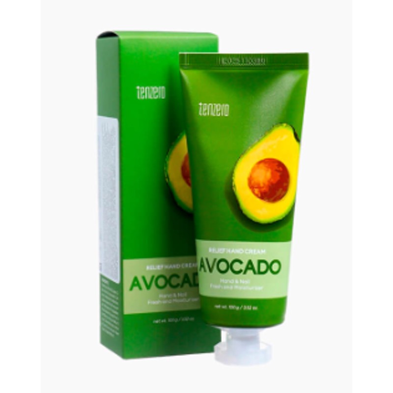 [TENZERO] Крем для рук ЭКСТРАКТ АВОКАДО Relief Hand Cream-Avocado, 100 мл