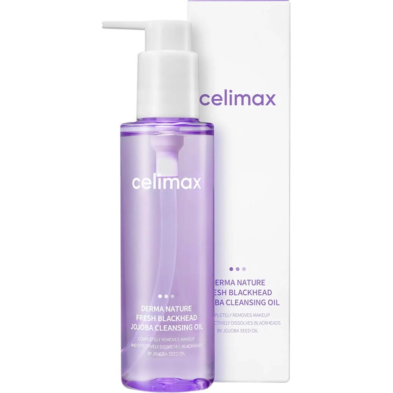 [CELIMAX] Derma Nature Fresh Blackhead Jojoba Cleansing Oil Гидрофильное масло ПРОТИВ ЧЕРНЫХ ТОЧЕК, 150 мл