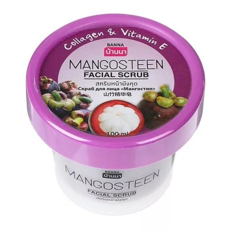 [BANNA] Скраб для лица МАНГОСТИН Mangosteen Facial Scrub, 100 мл