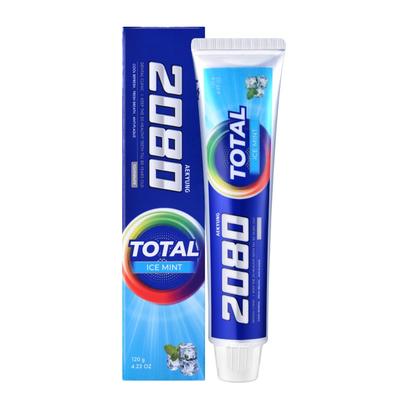 [DENTAL CLINIC 2080] Зубная паста ЛЕДЯНАЯ МЯТА Total Ice Mint, 120 г