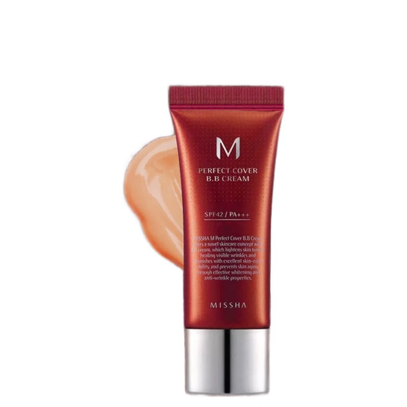 [MISSHA] Тональный BB крем для лица M Perfect Cover BB Cream SPF42+ PA+++ (Тон 27), 50 мл