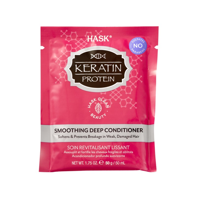 [HASK] Кондиционер для придания гладкости волосам КЕРАТИН Hask Keratin Protein Smoothing Deep Conditioner P
