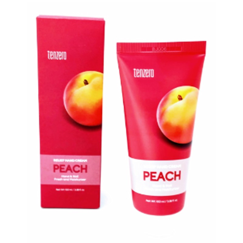 [TENZERO] Крем для рук ЭКСТРАКТ ПЕРСИКА Relief Hand Cream-Peach, 100 мл