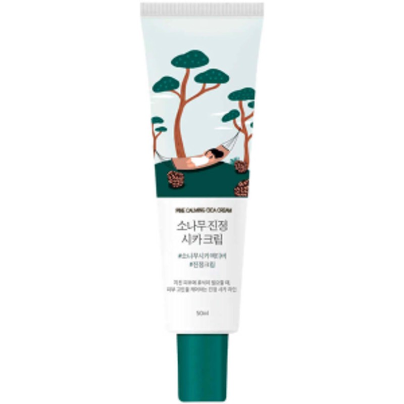 [ROUND LAB] Крем для лица ЭКСТРАКТЫ СОСНЫ И ЦЕНТЕЛЛЫ Pine Calming Cica Cream, 50 мл