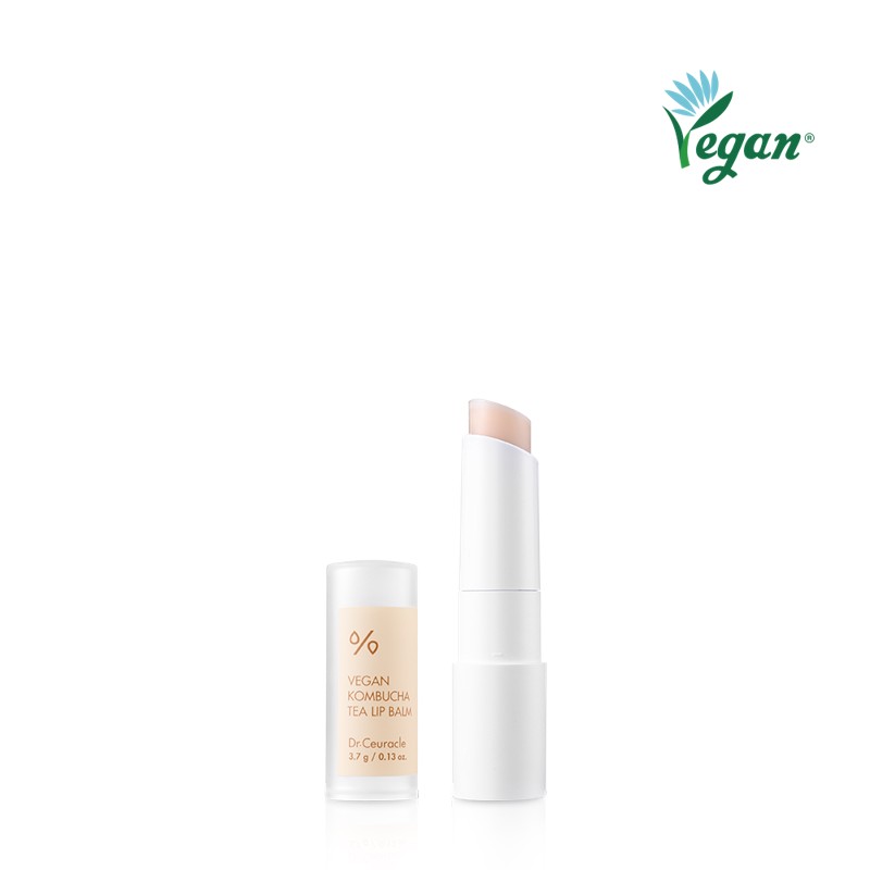 [DR. CEURACLE] Бальзам для губ веганский ЧАЙ КОМБУЧА Vegan Kombucha Tea Lip Balm, 3,7 г