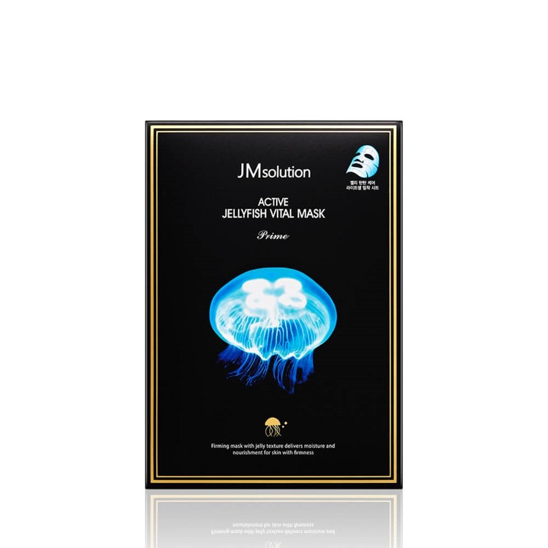 [JMSOLUTION] Маска для лица тканевая ЭКСТРАКТ МЕДУЗЫ ультратонкая Active Jellyfish Vital Mask Prime, 33 мл