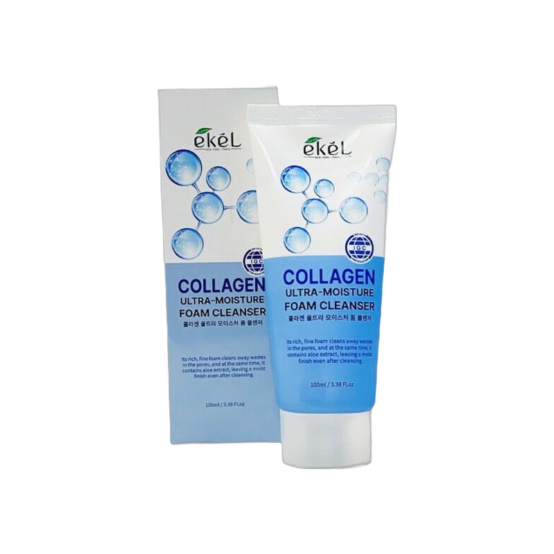 [EKEL] Пенка для умывания КОЛЛАГЕН ультраувлажняющая Collagen Ultra Moisture Foam, 100 мл