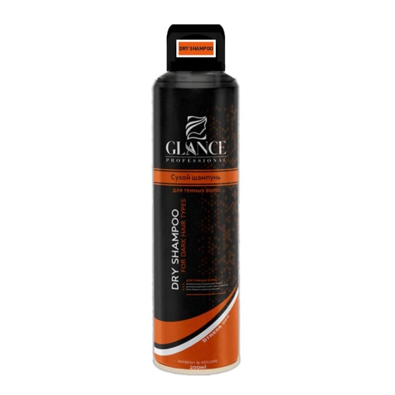 [GLANCE] Шампунь сухой для ТЁМНЫХ волос For Dark Hair Types Dry Shampoo, 200 мл