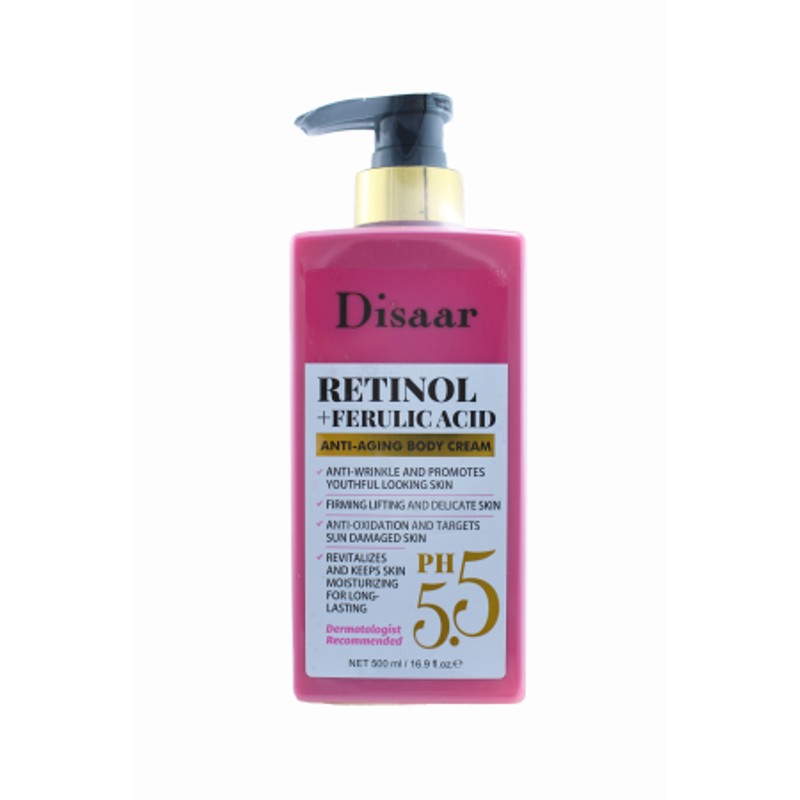 [DISAAR] Крем для тела РЕТИНОЛ И ФЕРУЛОВАЯ КИСЛОТА Retinol + Ferulic Acid Body Cream, 500 мл