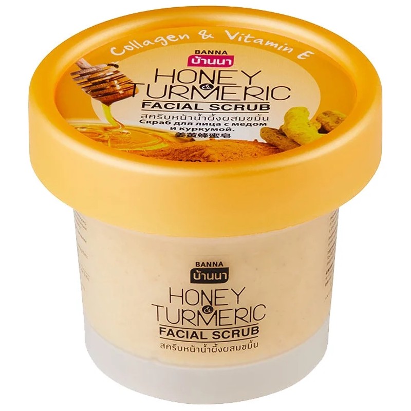 [BANNA] Скраб для лица МЁД И КУРКУМА Honey Turmeric Facial Scrub, 100 мл