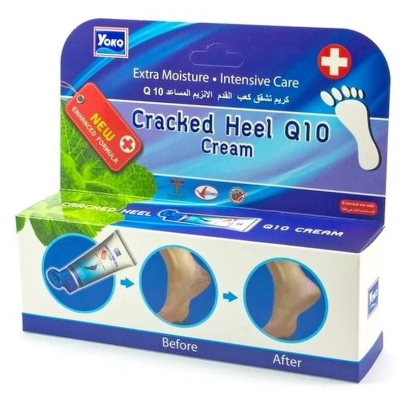 [YOKO] Крем для ног от трещин на пятках и локтях КОЭНЗИМ Q10 Cracked Heel Q10 Cream, 50 гр