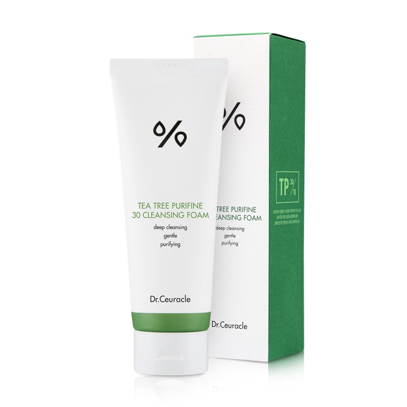 [DR. CEURACLE] Пенка для умывания ЧАЙНОЕ ДЕРЕВО Tea Tree Purifine 30 Cleansing Foam, 150 мл