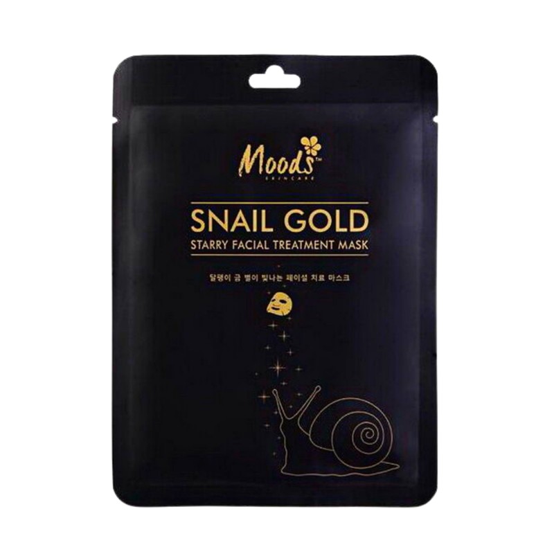 [BELOV] Маска для лица тканевая УЛИТКА И БИОЗОЛОТО придающая сияние Snail Gold Treatment Mask, 38 мл