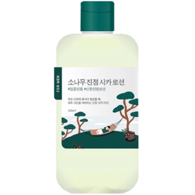 [ROUND LAB] Лосьон для лица мужской ЭКСТРАКТЫ СОСНЫ И ЦЕНТЕЛЛЫ For Men Pine Calming Cica Lotion, 200 мл