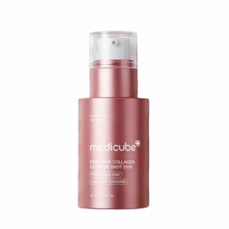 [MEDICUBE] Сыворотка для лица омолаживающая МИКРОИГЛЫ PDRN Pink Collagen Exosome Shot Serum 7500, 30 мл