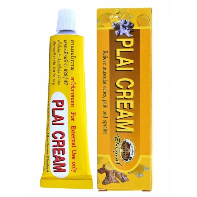 [ABHAI] Крем для тела обезболивающий ИМБИРЬ Plai Cream, 25 гр