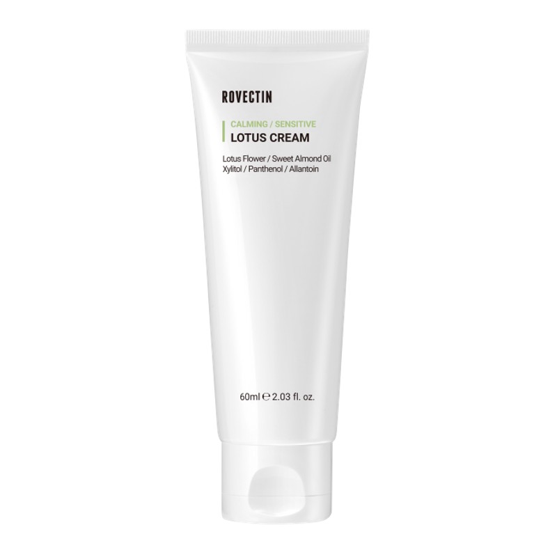 [ROVECTIN] Крем для лица ЭКСТРАКТ ЛОТОСА успокаивающий Calming Lotus Cream, 60 мл