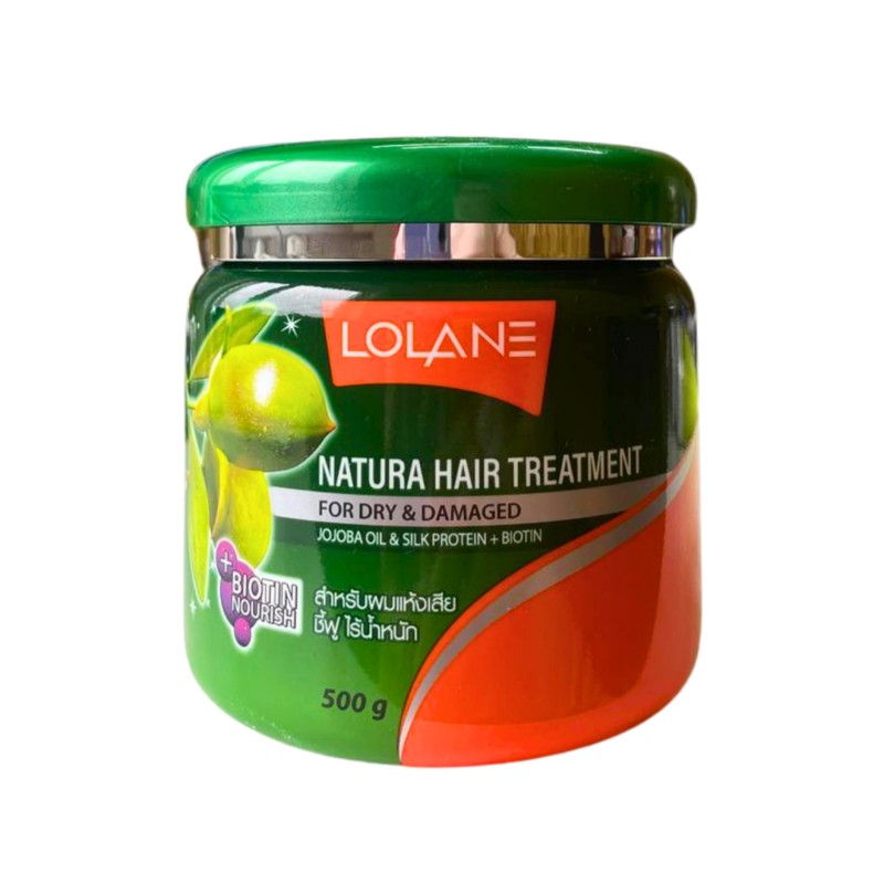 [LOLANE] Маска для сухих и поврежденных волос МАСЛО ЖОЖОБА И ПРОТЕИНЫ ШЕЛКА Natura Treatment for Dry&Damaged