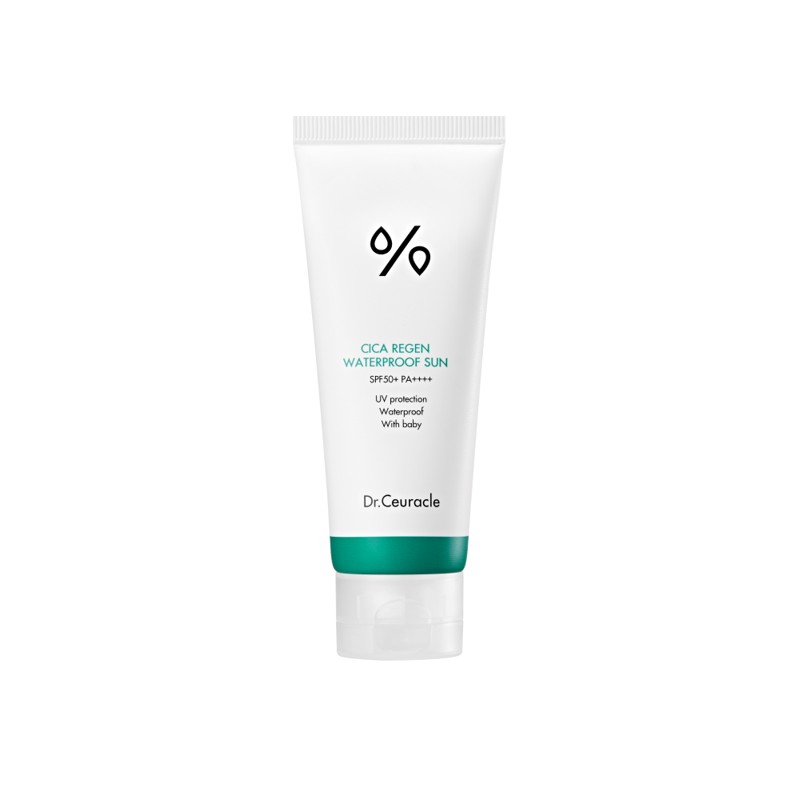[DR. CEURACLE] Крем для лица и тела солнцезащитный ЦЕНТЕЛЛА водостойкий Cica Regen Waterproof Sun SPF 50 PA++++, 10
