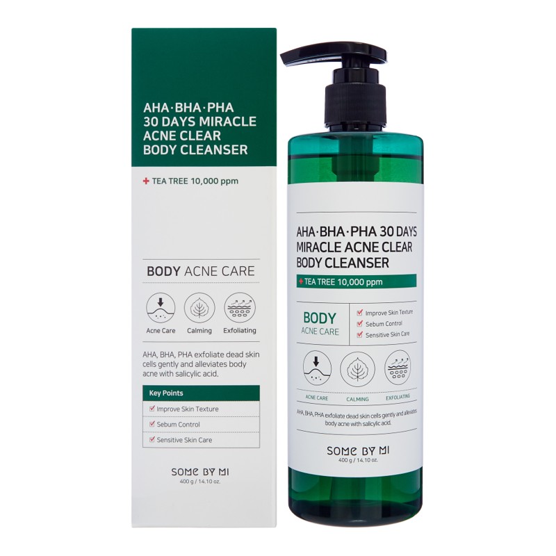 [SOME BY MI] Гель для тела очищающий КИСЛОТЫ Some By Mi AHA·BHA·PHA 30 Days Miracle Acne Clear Body Cleanser, 400