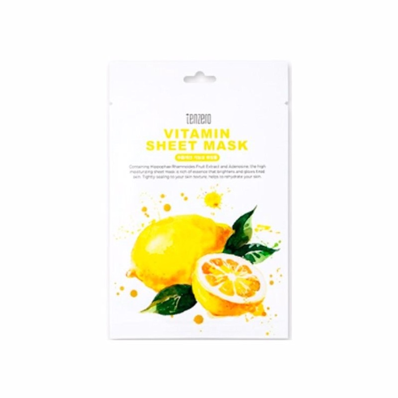 [TENZERO] Маска для лица тканевая ВИТАМИНЫ Vitamin Sheet Mask, 25 мл