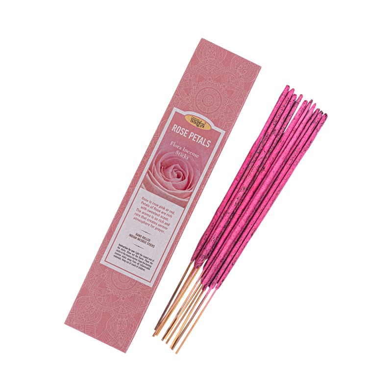 [AASHA HERBALS] Палочки ароматические ЛЕПЕСТКИ РОЗЫ Rose Petals, 10 шт