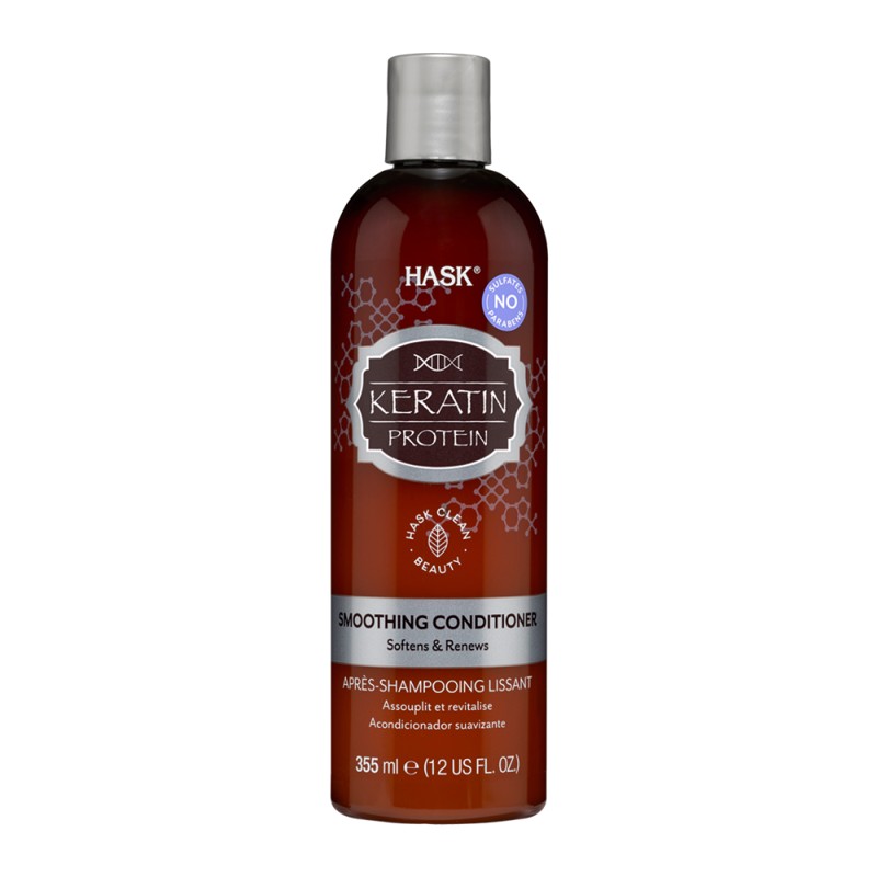 [HASK] Кондиционер для придания гладкости волосам КЕРАТИН Hask Keratin Protein Smoothing Conditioner, 355 м