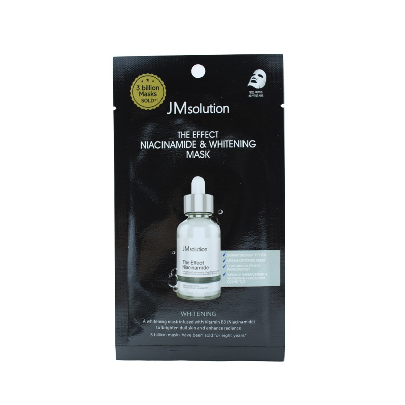 [JMSOLUTION] Маска для лица тканевая НИАЦИНАМИД The Effect Niacinamide & Whitening Mask, 24 мл