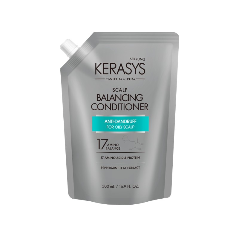 [KERASYS] Кондиционер для волос ЛЕЧЕНИЕ КОЖИ ГОЛОВЫ (запасной блок), 500 мл