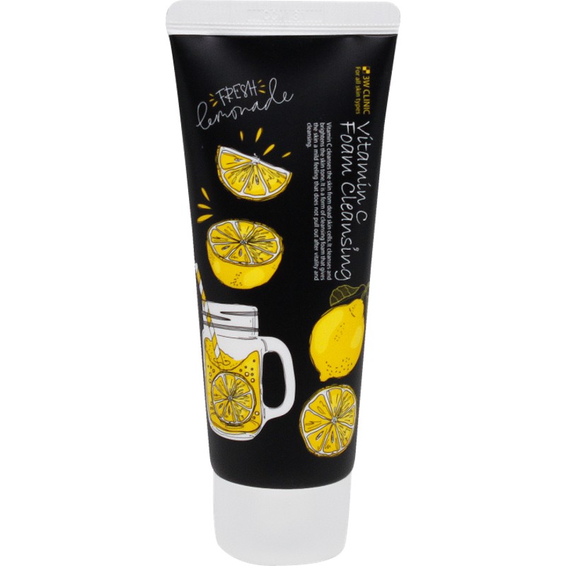 [3W CLINIC] Пенка для умывания ВИТАМИН С Vitamin C Foam Cleansing, 100 мл