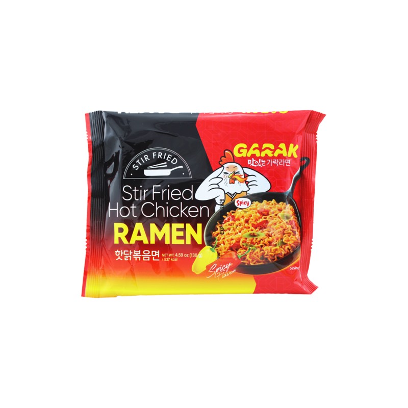 [GARAK] Лапша быстрого приготовления ОСТРАЯ КУРОЧКА ПО-КОРЕЙСКИ Stir Fried Hot Chicken, 130 г