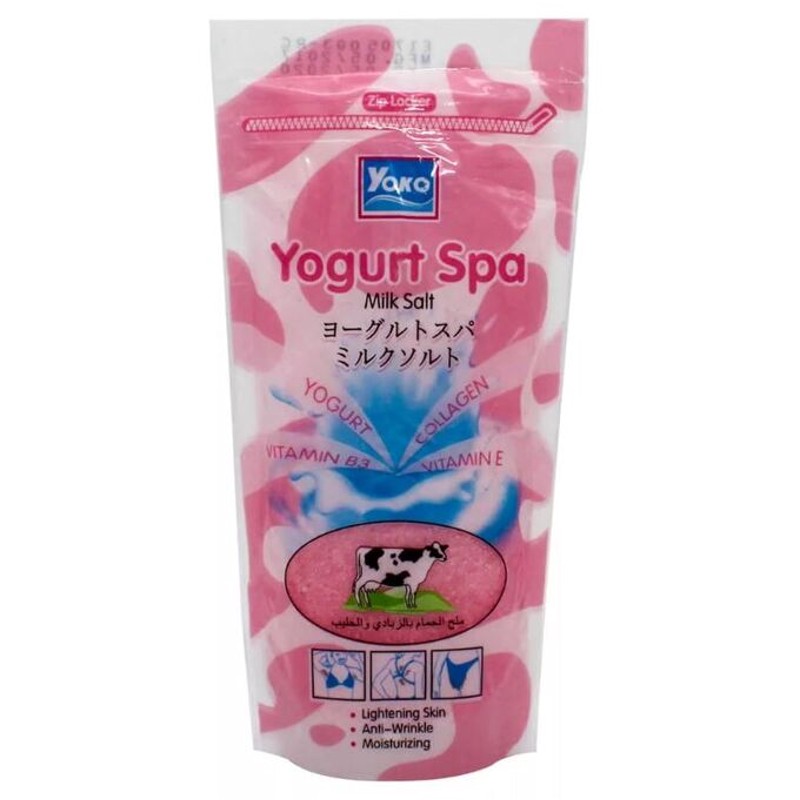 [YOKO] Скраб для тела солевой МОЛОКО И ЙОГУРТ Yogurt Spa Milk Salt, 300 гр