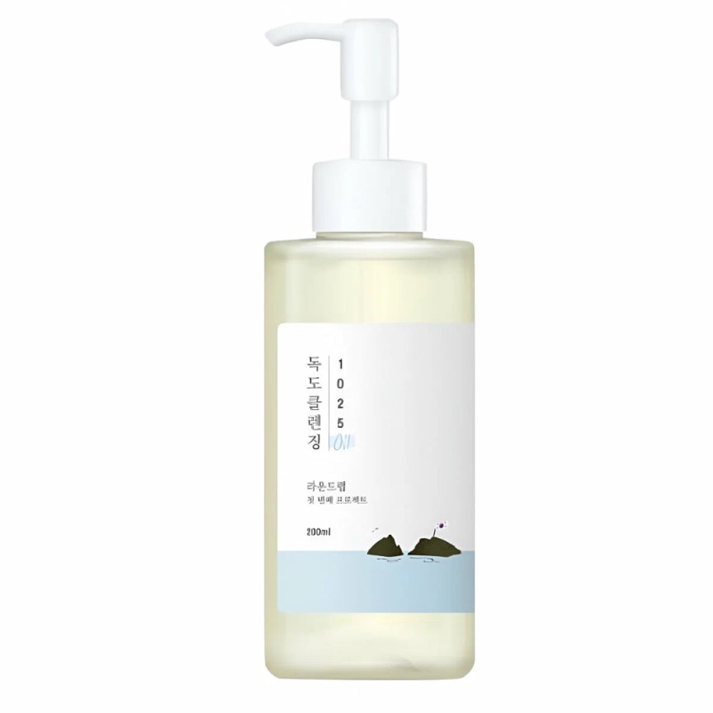 [ROUND LAB] Масло для лица гидрофильное очищающее МОРСКАЯ СОЛЬ 1025 Dokdo Cleansing Oil, 200 мл